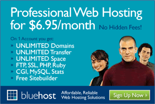 Bluehost web hosting