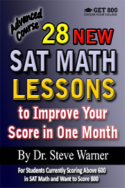 28 New SAT Math Lessons - Advanced