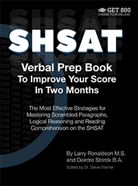 SHSAT Verbal Prep Book