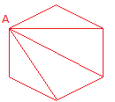 hexagon with diagonals