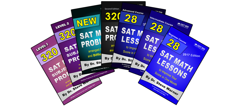 Obtenga 800 libros de preparación para el SAT Math
